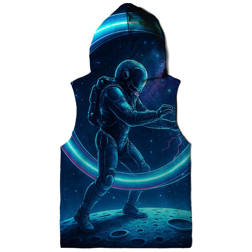 Aurora Engine Over The Silent Moon embroidered hoodies