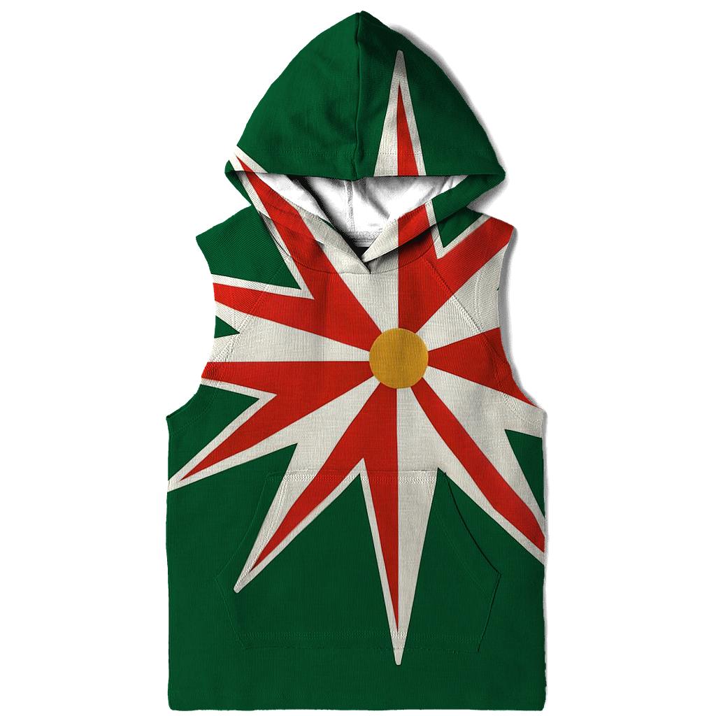 Candy Cane Polar Starburst graphic hoodies