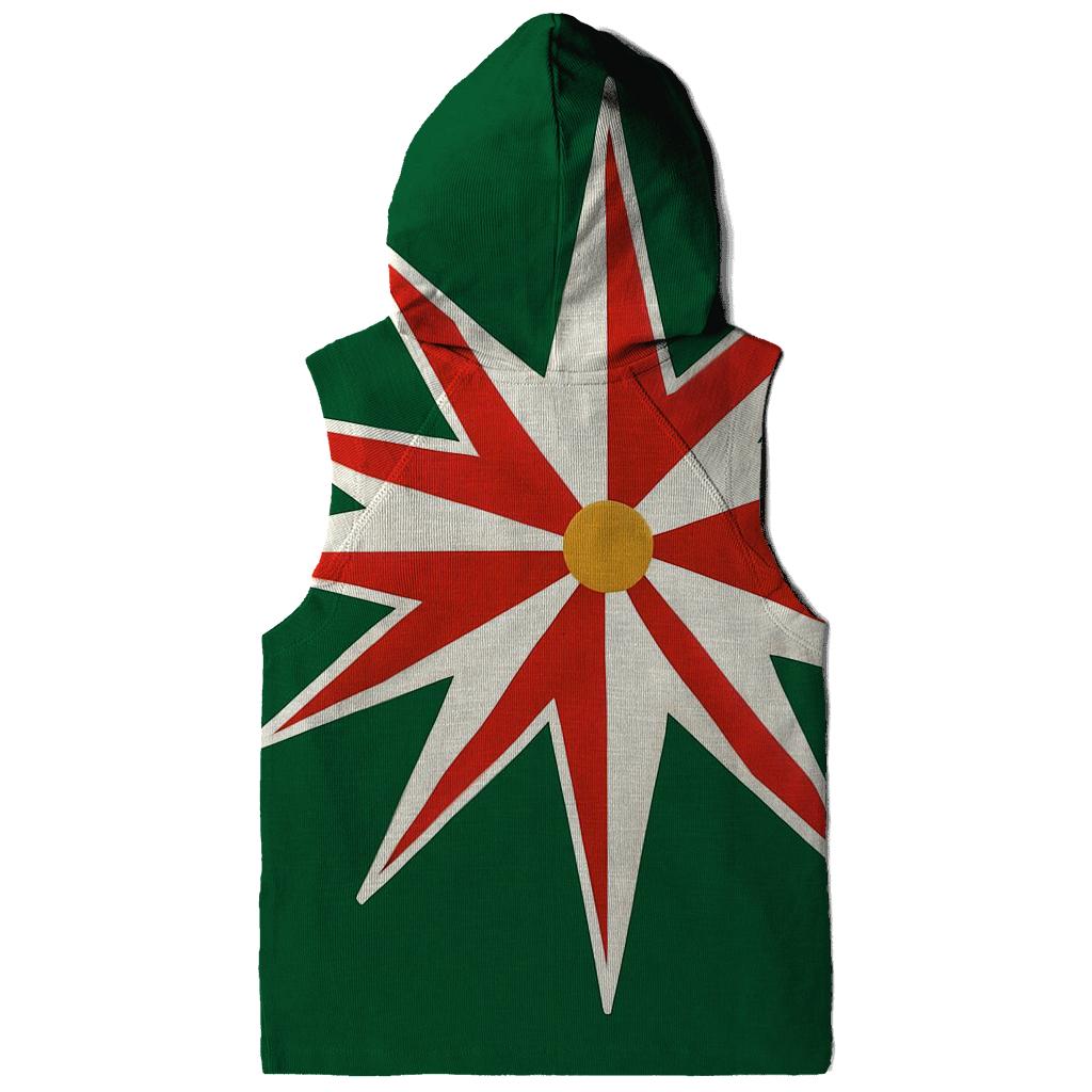 Candy Cane Polar Starburst graphic hoodies