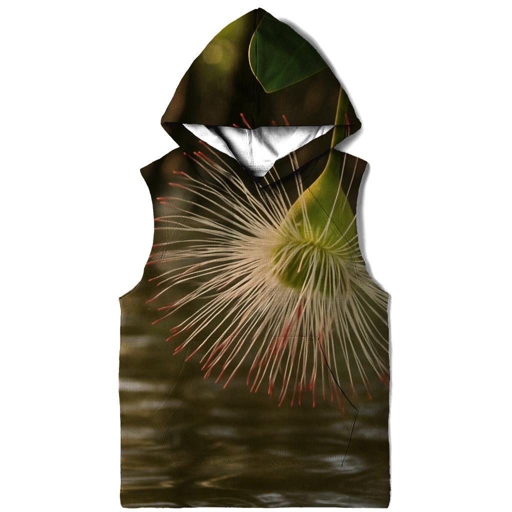 Mangrove Apple Blossom In Brackish Estuary printed hoodies