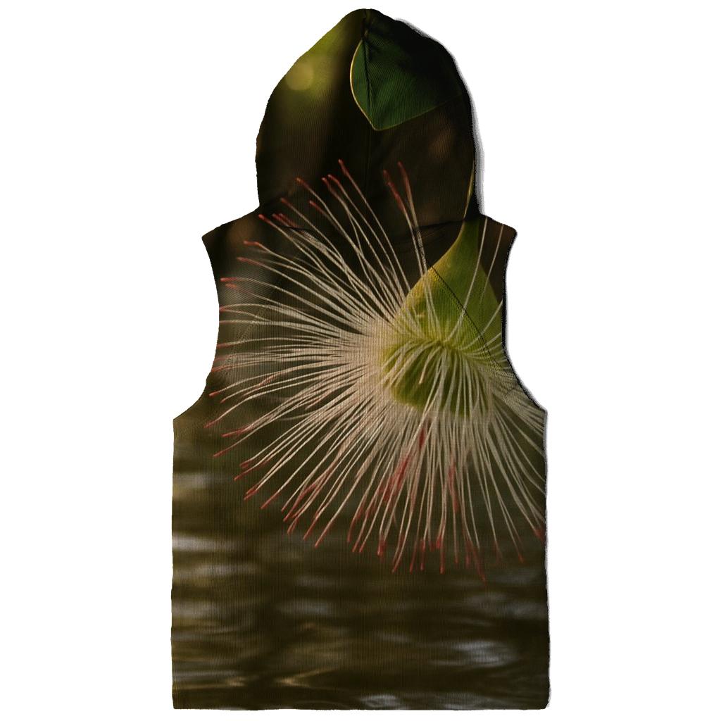 Mangrove Apple Blossom In Brackish Estuary printed hoodies