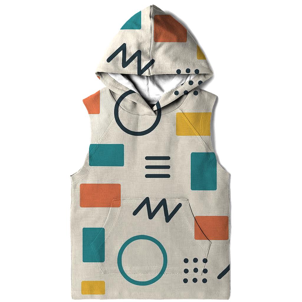 Memphis Space Station Tiles custom hoodies