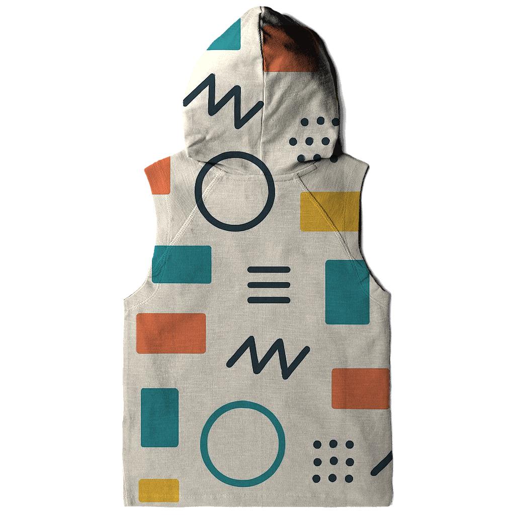 Memphis Space Station Tiles custom hoodies