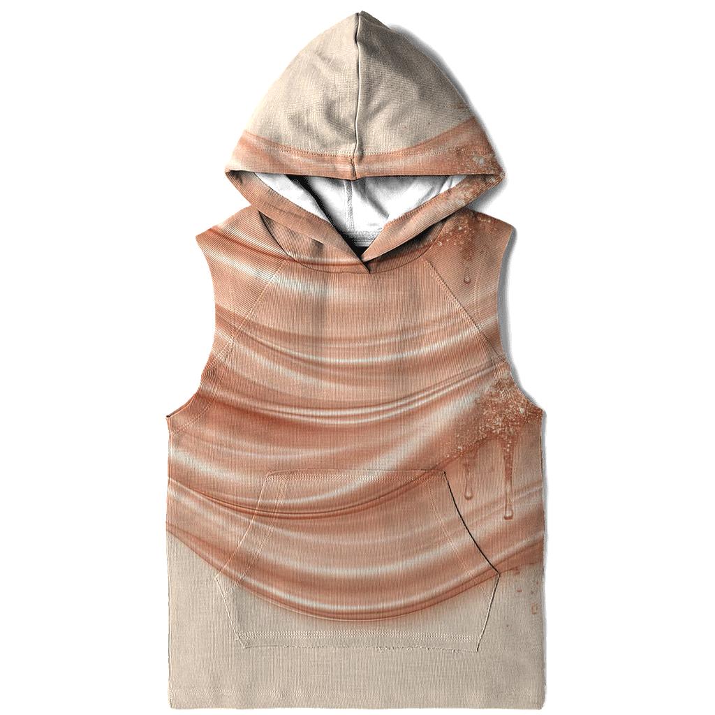 Rose Gold Shimmer Tides custom hoodies