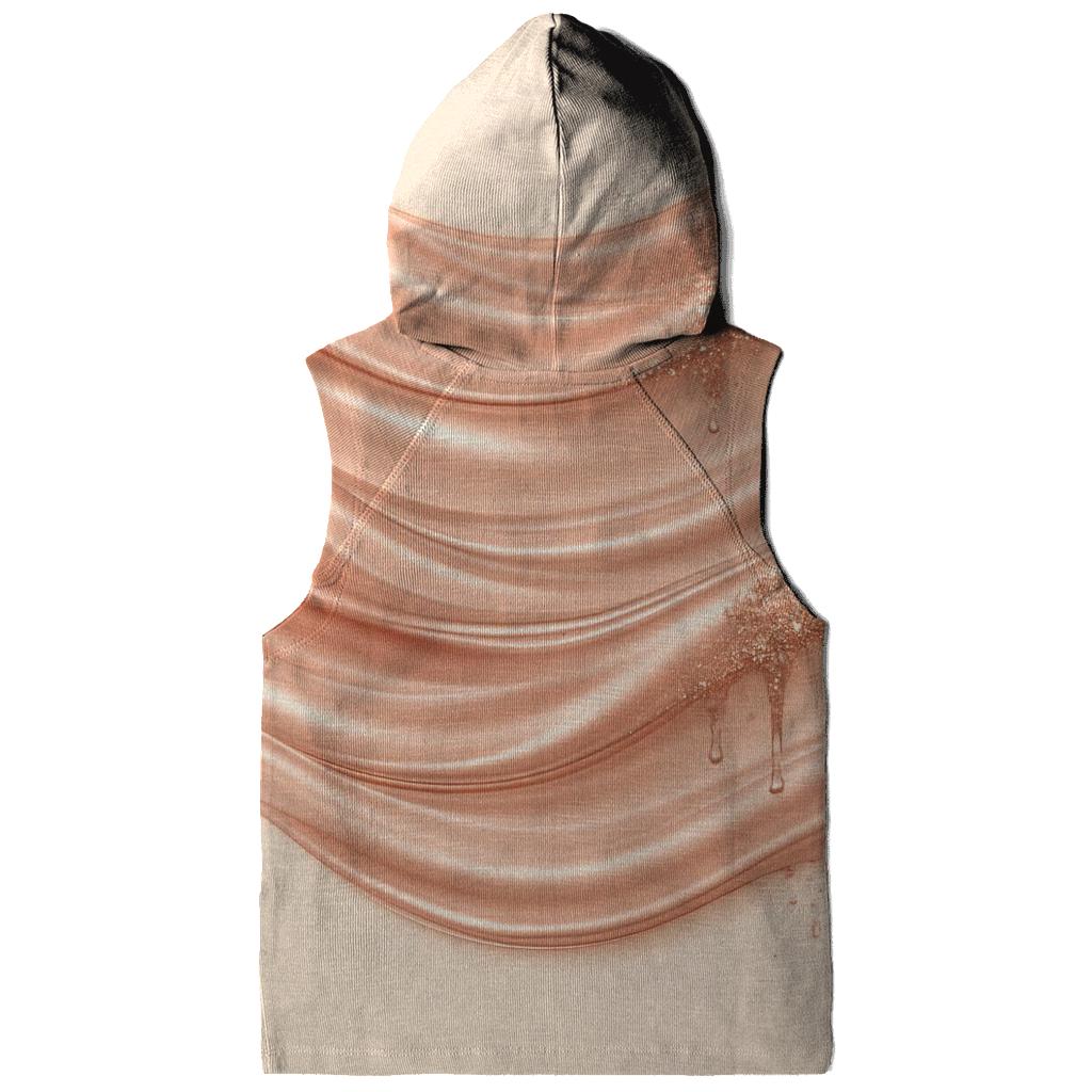 Rose Gold Shimmer Tides custom hoodies