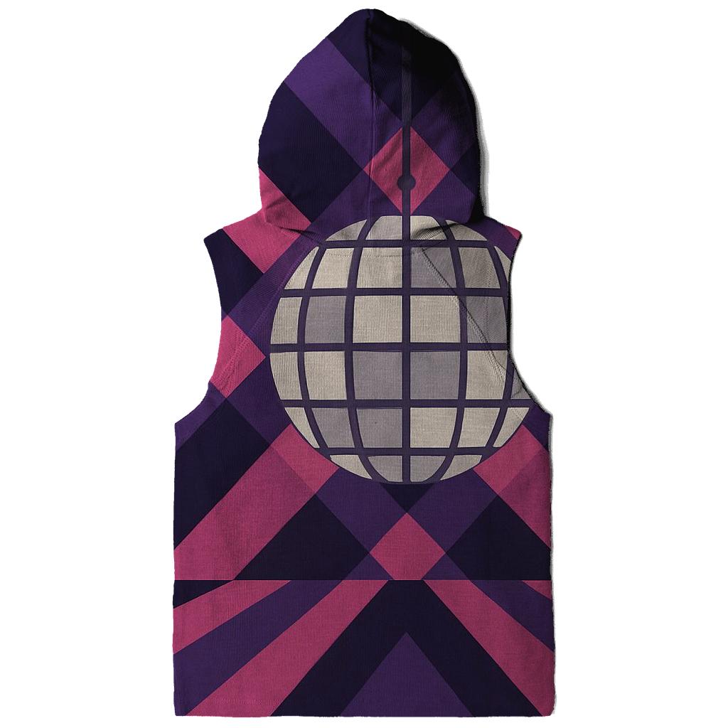 Disco Night Geometric Spotlight Grid hoodie designs