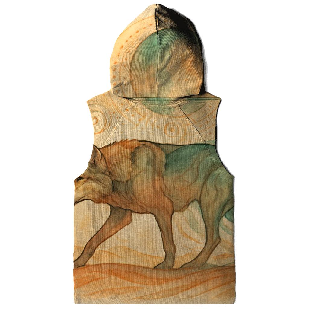Desert Mirage Spirit Wolf lightweight hoodies
