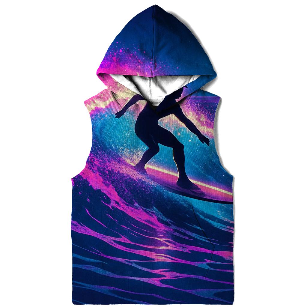 Neon Tides Longboard Surf Session heavyweight hoodies