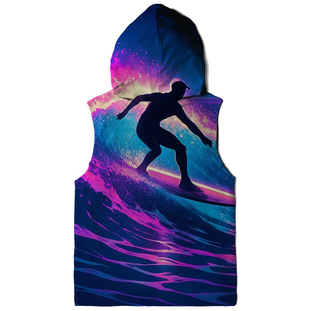 Neon Tides Longboard Surf Session heavyweight hoodies