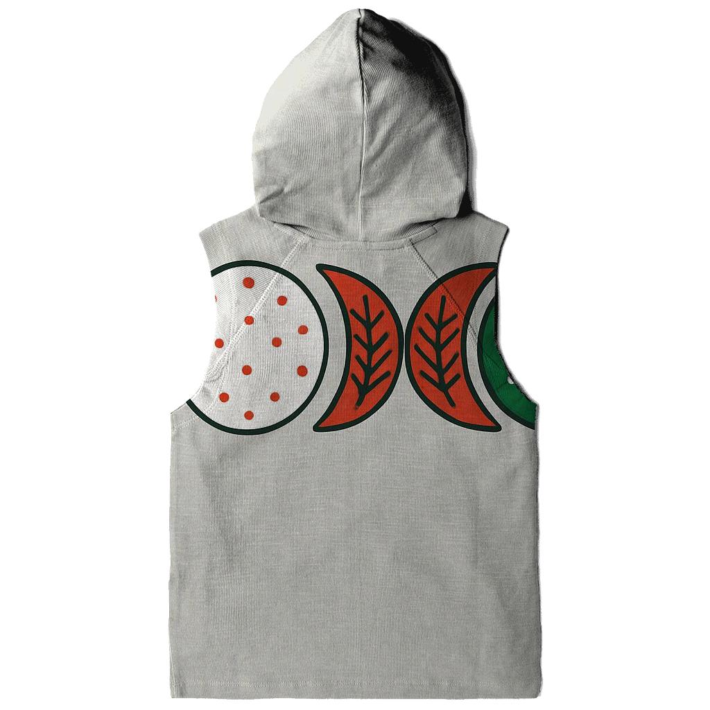 Pine And Ornament Moon Phases lightweight hoodies