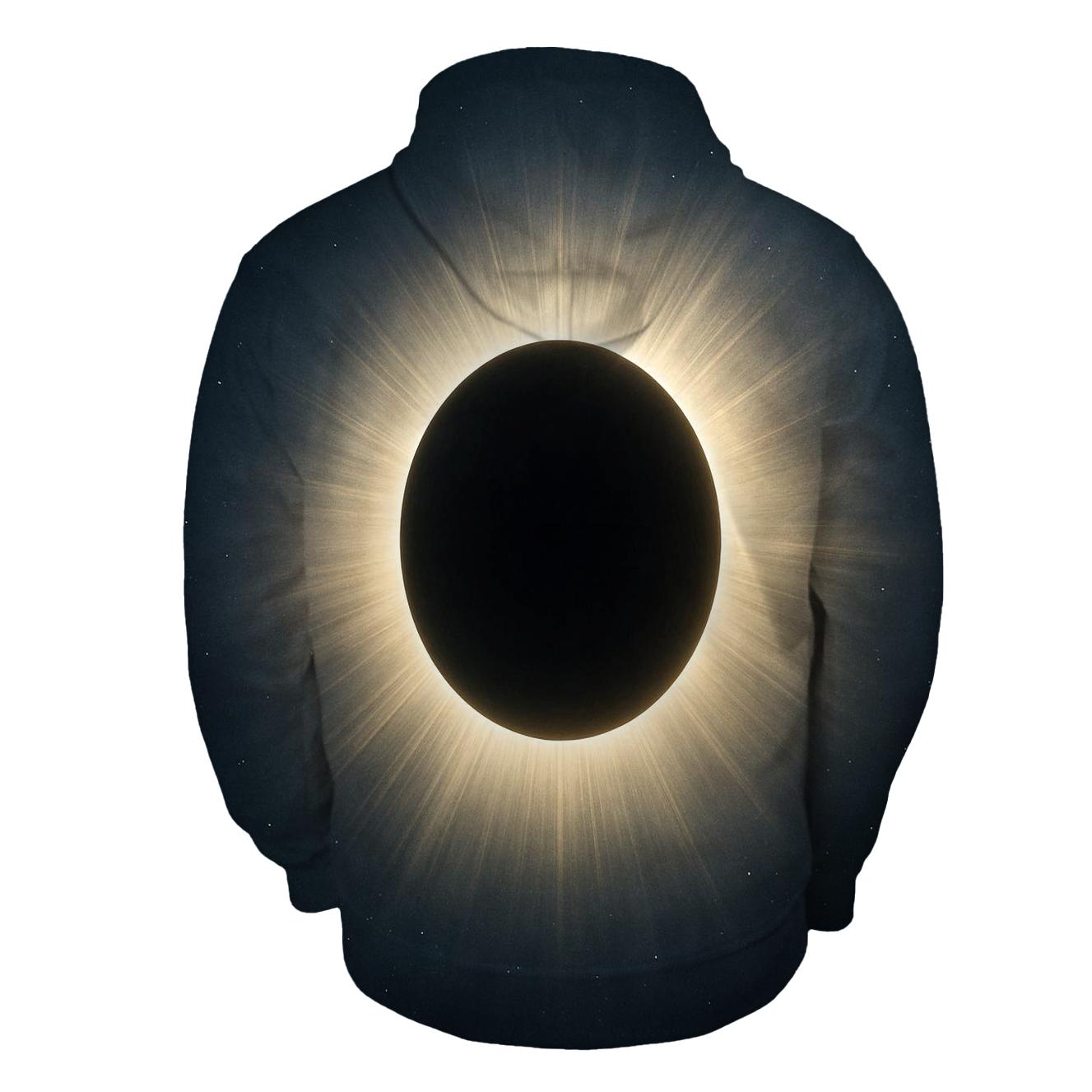 Eclipse Corona Petal Halos pullover hoodies