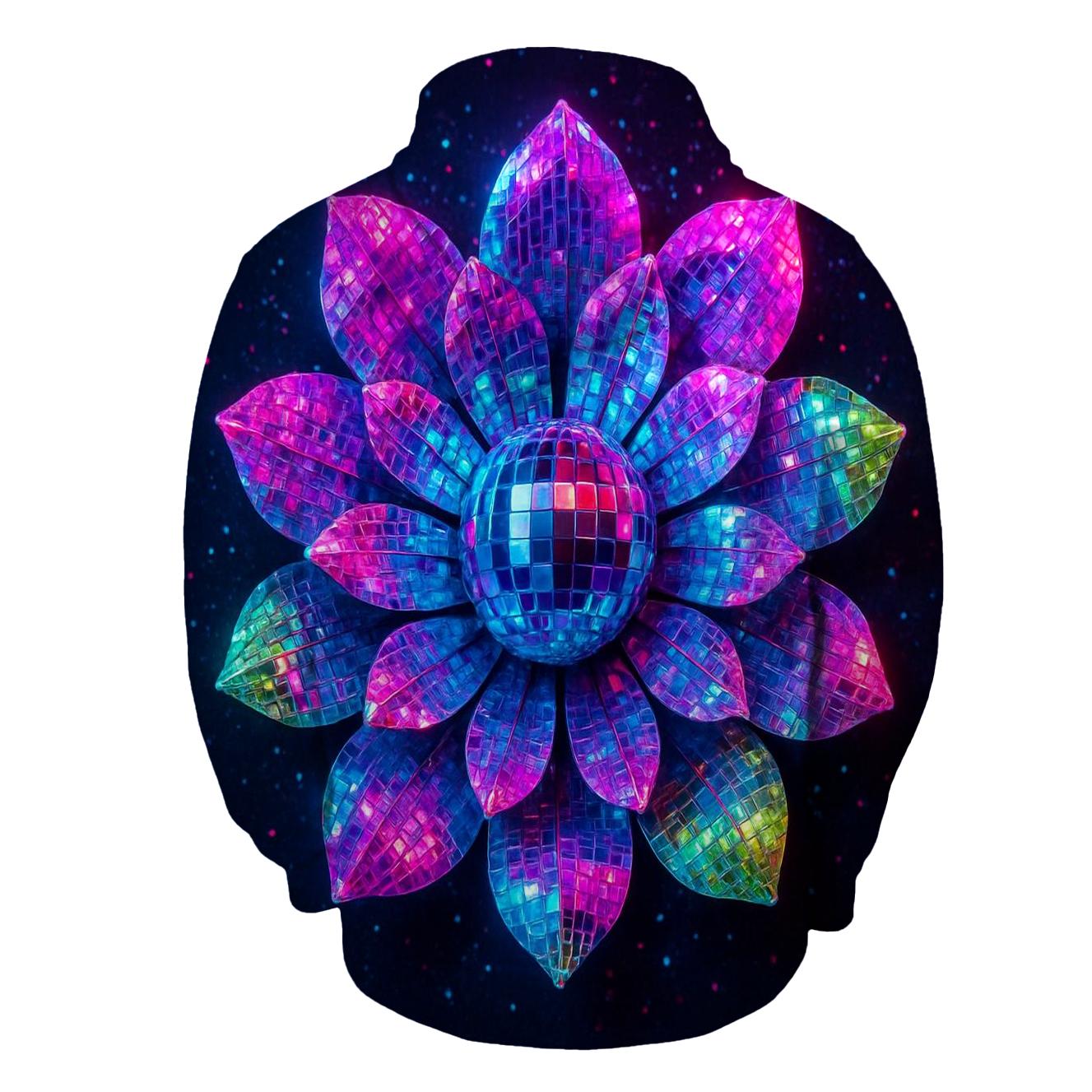 Disco Petal Radiance premium hoodies