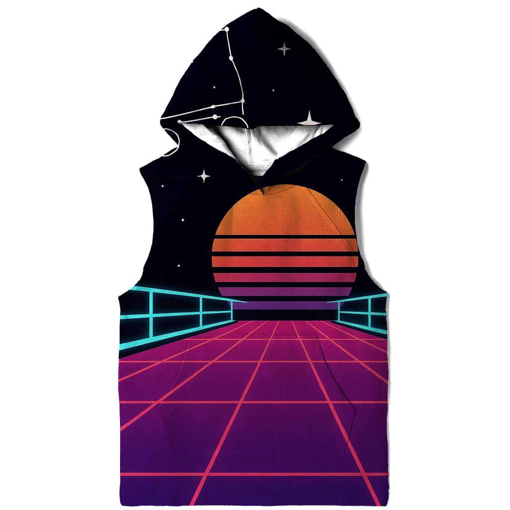 Neon Roller Rink Constellation heavyweight hoodies