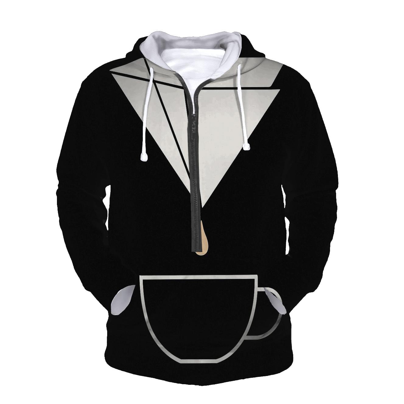 Filter Fold Geometry hoodies fashion