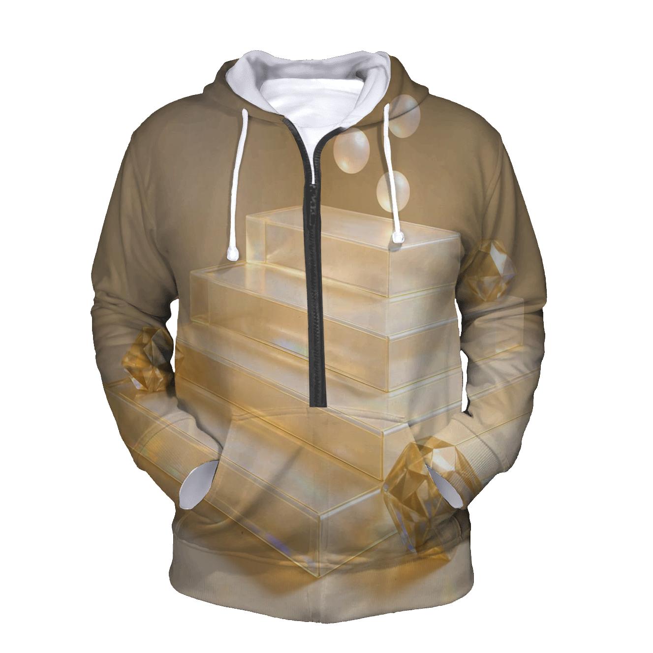 Champagne Prism Terrace premium hoodies