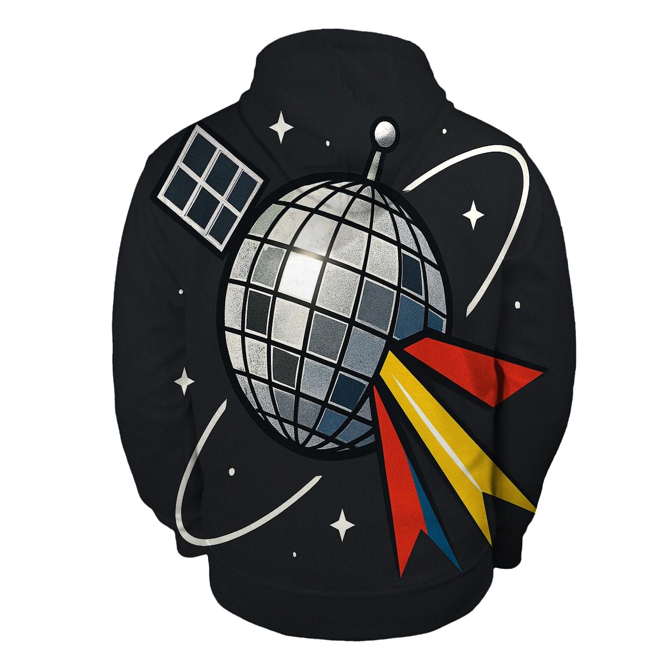 Disco Prism Satellite printed hoodies