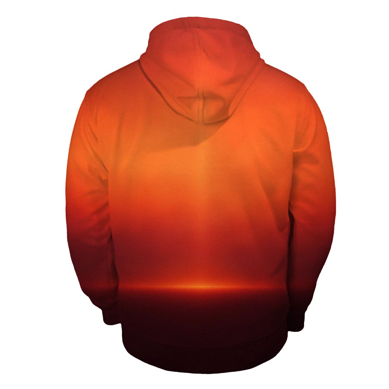 Molten Apricot Horizon lightweight hoodies