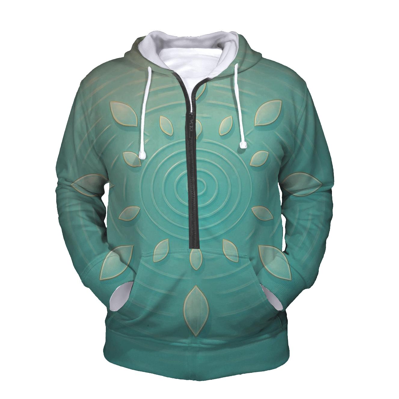 Still Water Mandala Reflection pullover hoodies