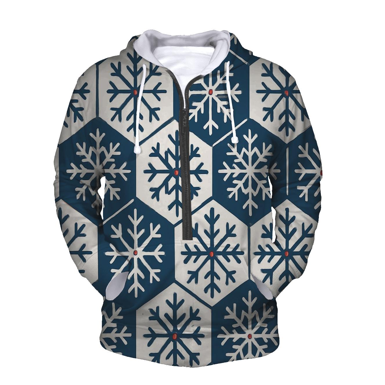 Snowflake Constellation Tessellation lightweight hoodies