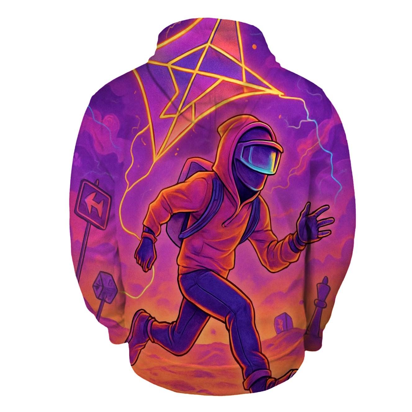 Paradox Kite Over The Neon Dunes hoodie designs