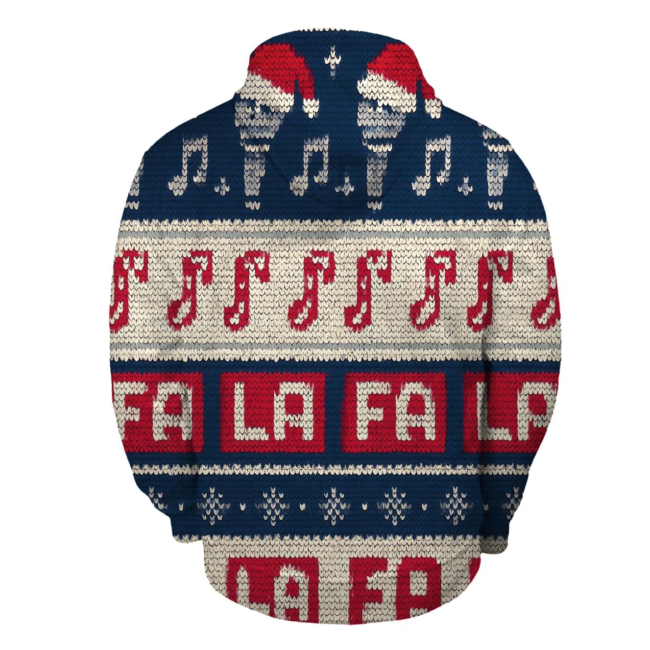 Christmas Carol Karaoke Stripe Design hoodie trends