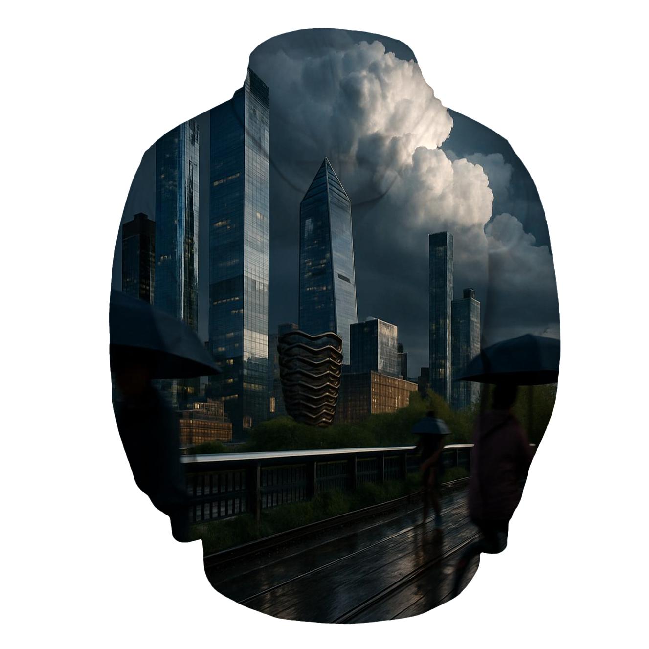 Summer Thunderhead Over Hudson Yards From The High Line hoodies fashion
