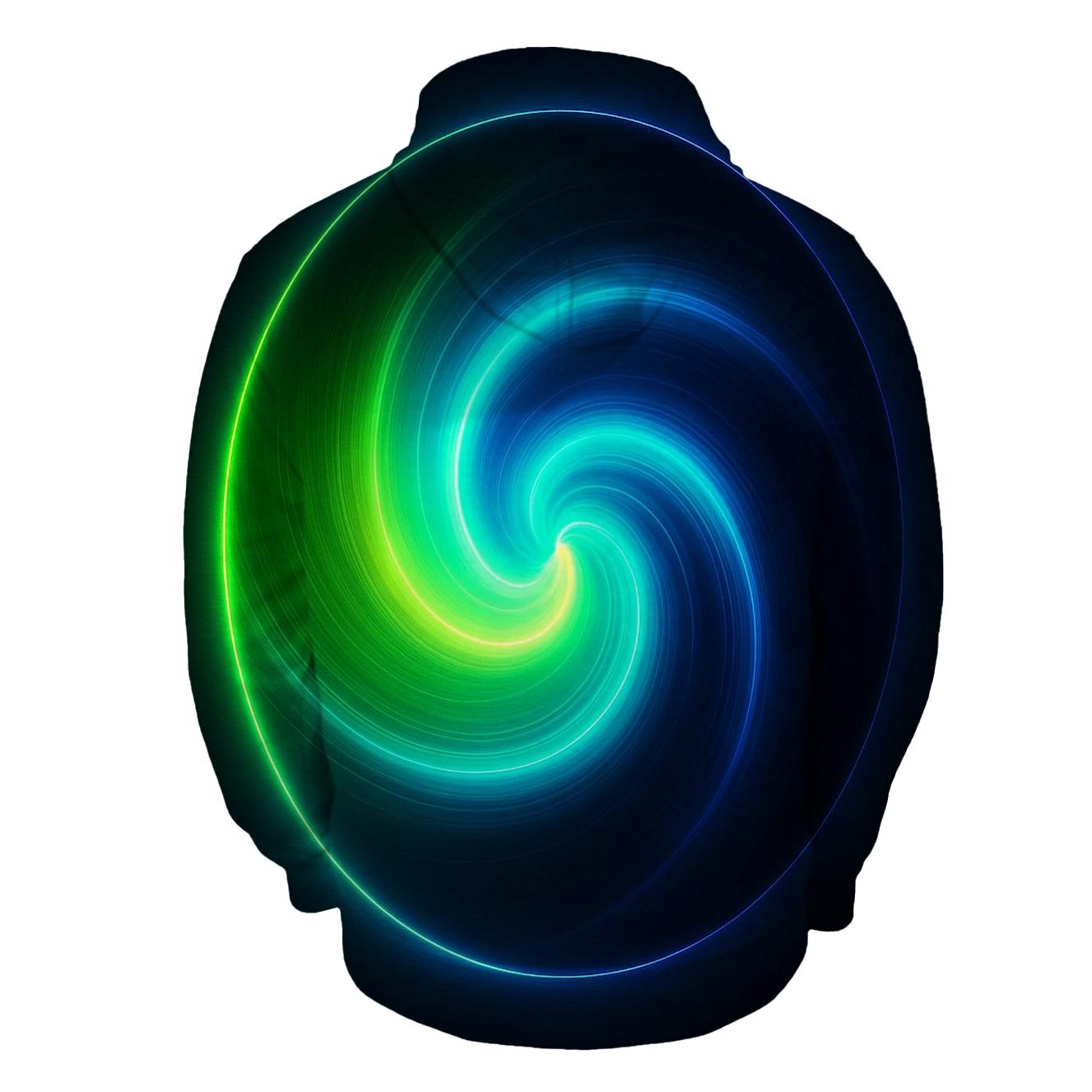 Electric Lime Vortex Fade hoodie designs