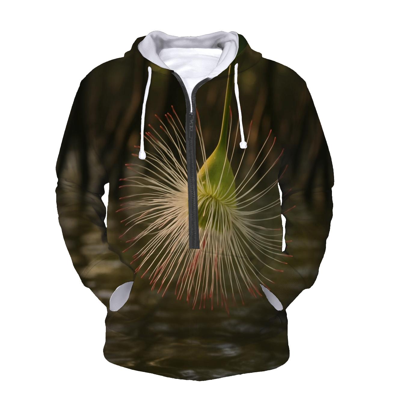 Mangrove Apple Blossom In Brackish Estuary pullover hoodies