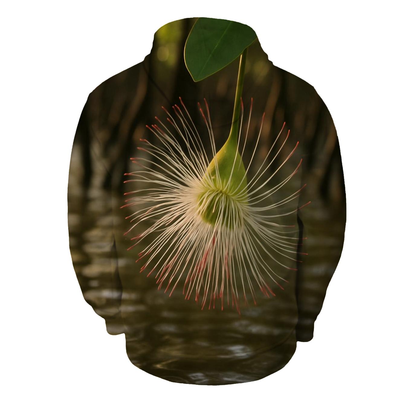 Mangrove Apple Blossom In Brackish Estuary pullover hoodies