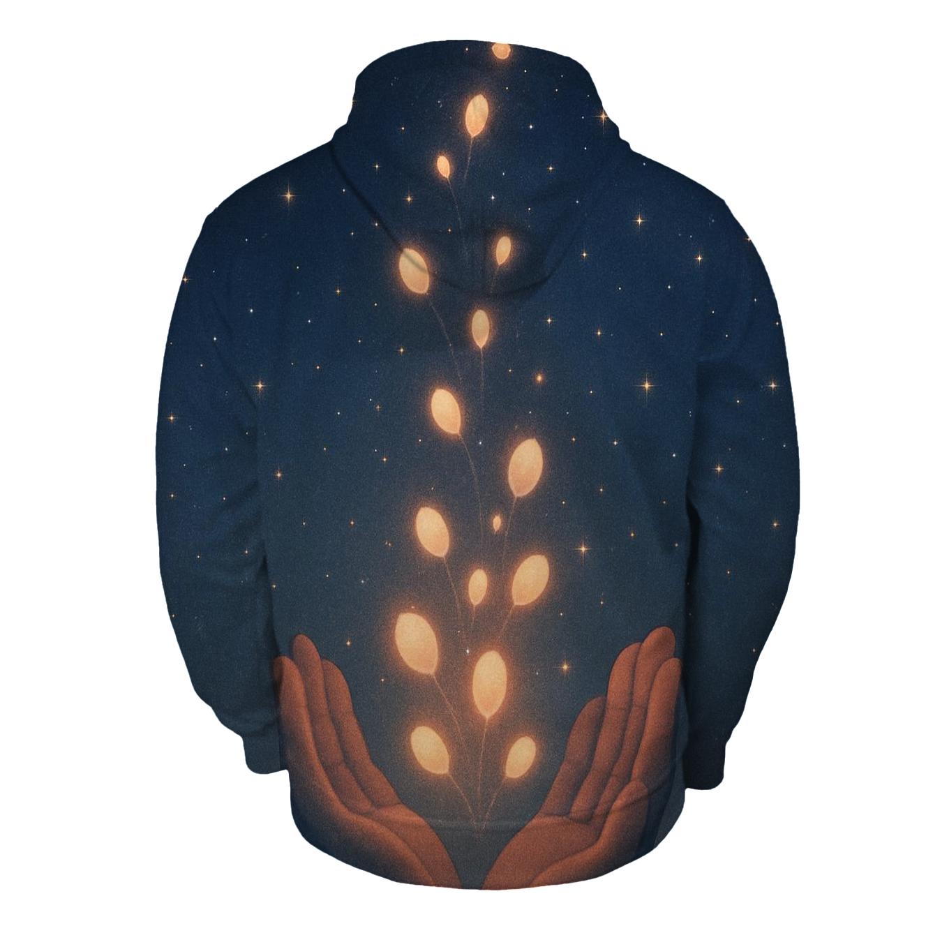 Open Hands Of Starlight Seeds hoodie designs