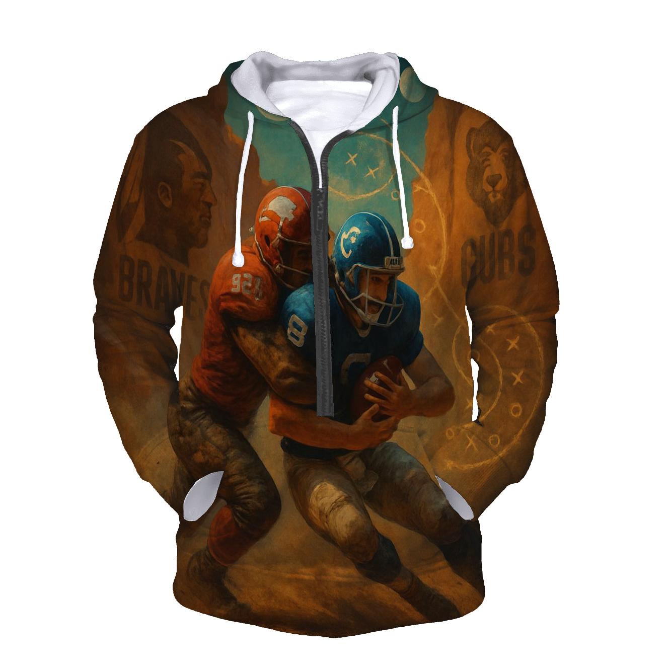 Desert Canyon Scrimmage Under Twin Moons hoodie designs