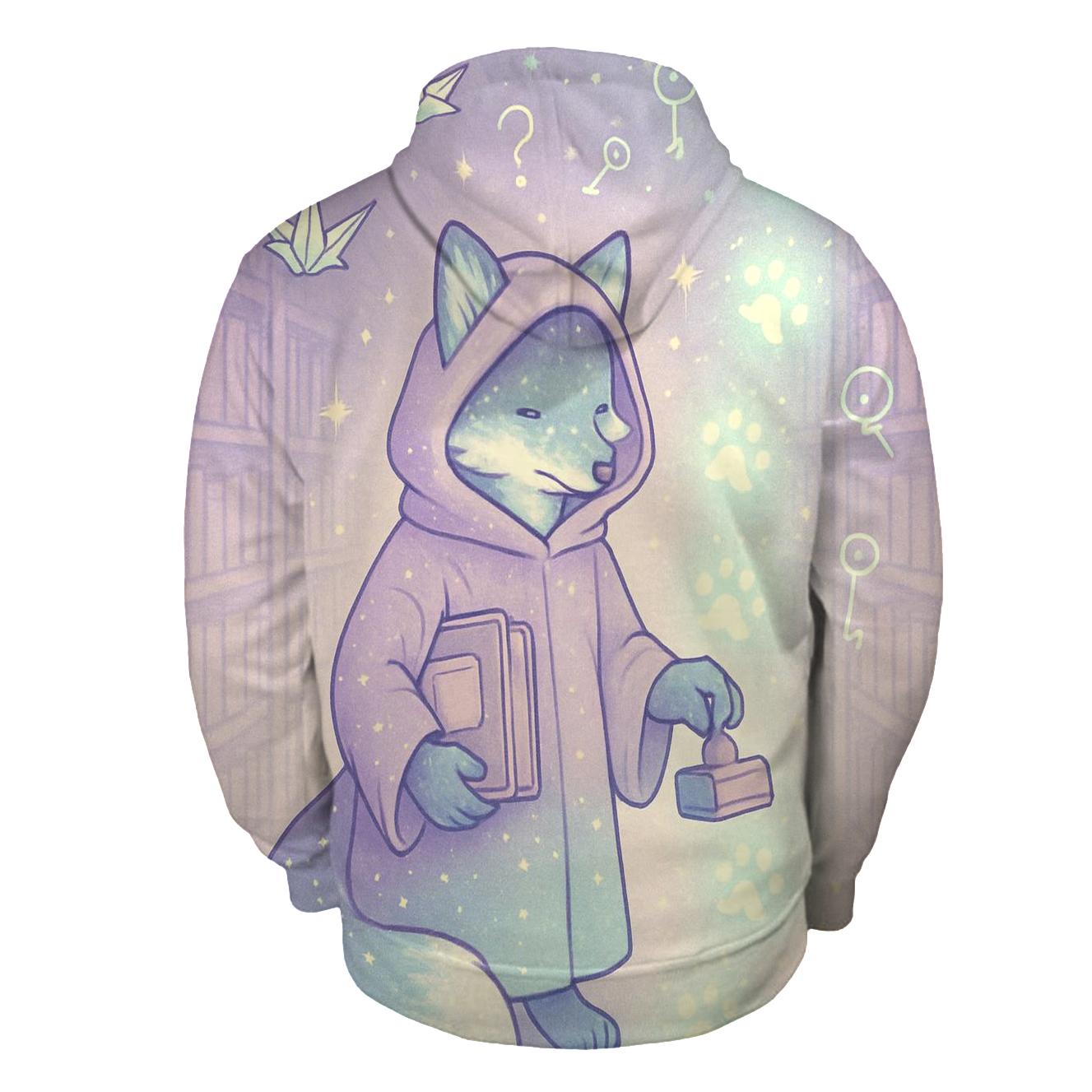 The Library Of Floating Footprints hoodie styles