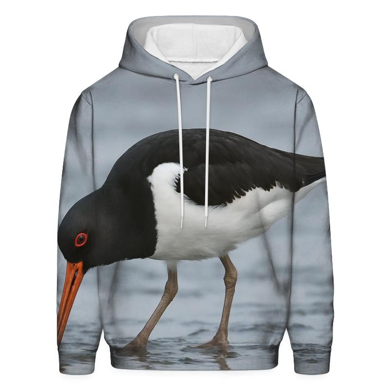 Tideflat Sentinel Oystercatcher zip-up hoodies