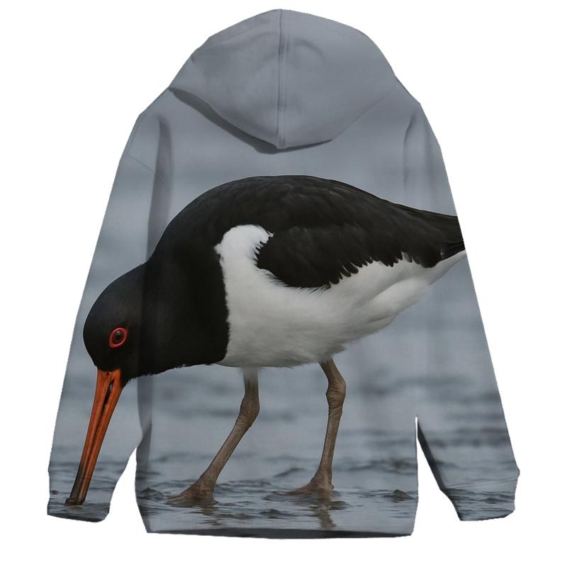 Tideflat Sentinel Oystercatcher zip-up hoodies