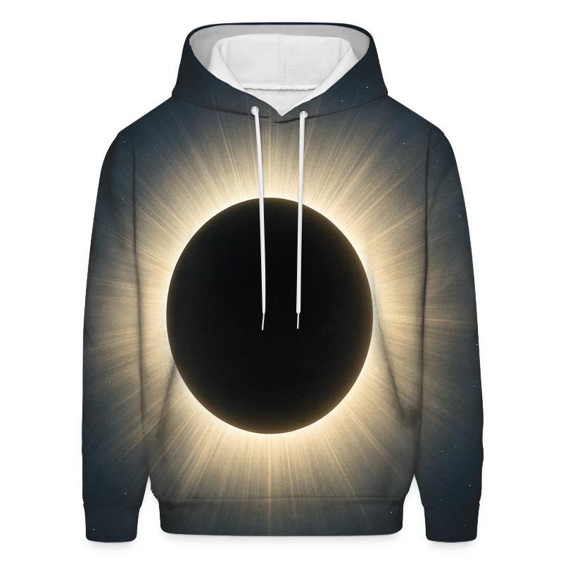 Eclipse Corona Petal Halos premium hoodies