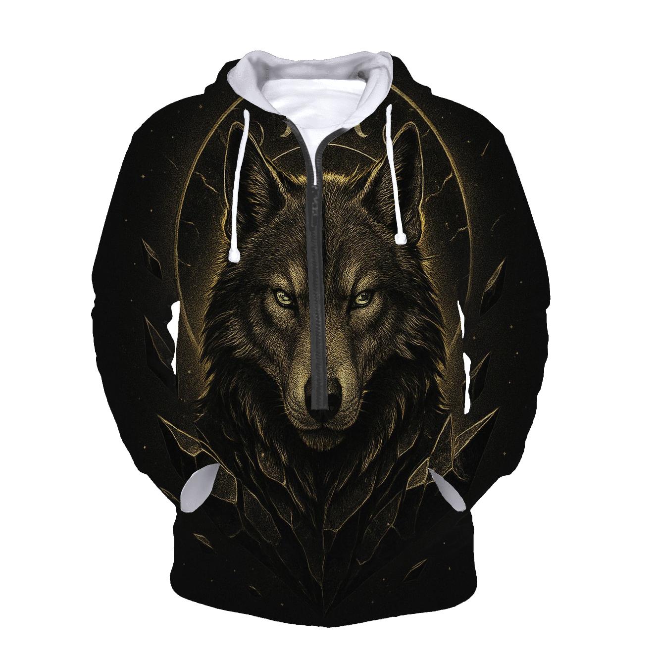 Obsidian Crown Moonwolf pullover hoodies
