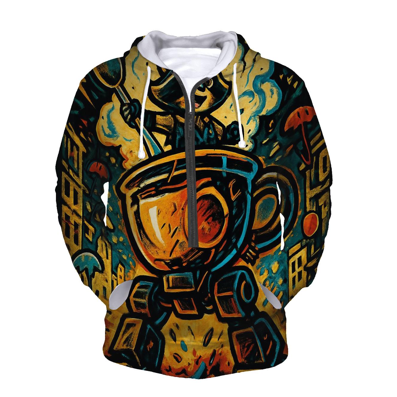 Thunder Teacup Mech Parade graphic hoodies