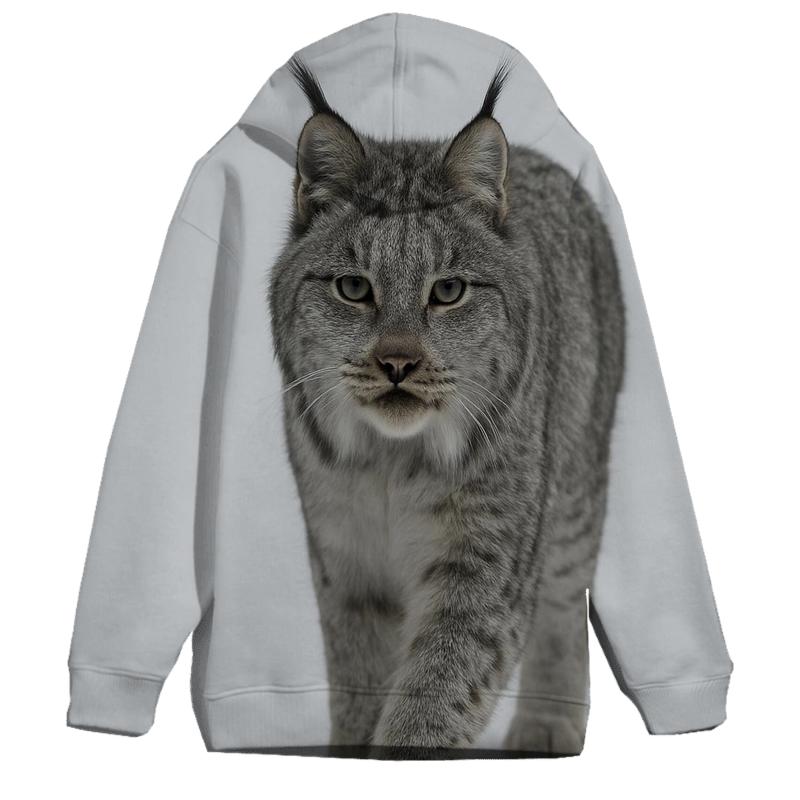 Boreal Stillness Lynx heavyweight hoodies
