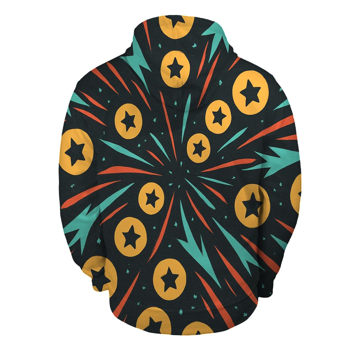 Arcade Comet Token Burst hoodie designs