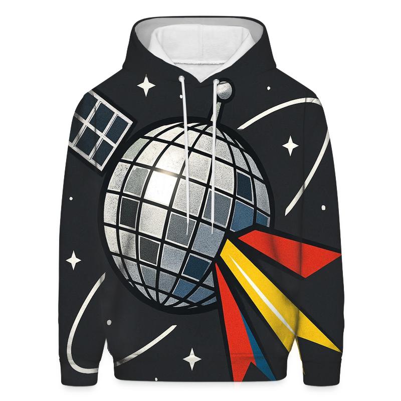 Disco Prism Satellite embroidered hoodies