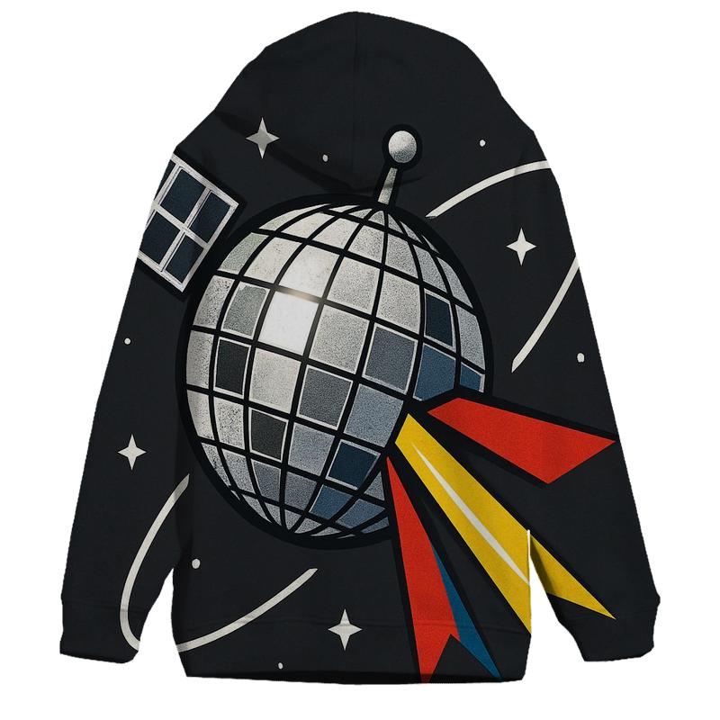 Disco Prism Satellite embroidered hoodies