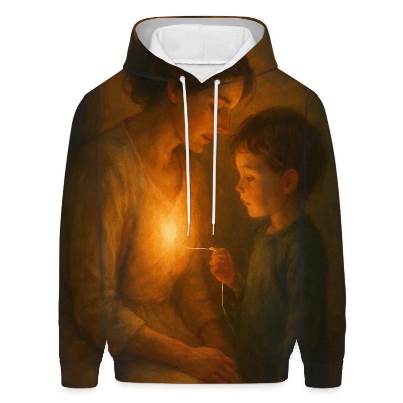The Hearth Within Her Heart A Warmth That Outlives Winter hoodie designs