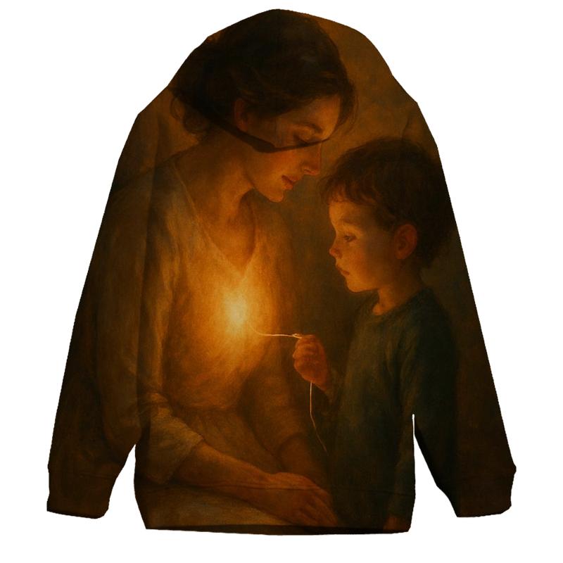 The Hearth Within Her Heart A Warmth That Outlives Winter hoodie designs