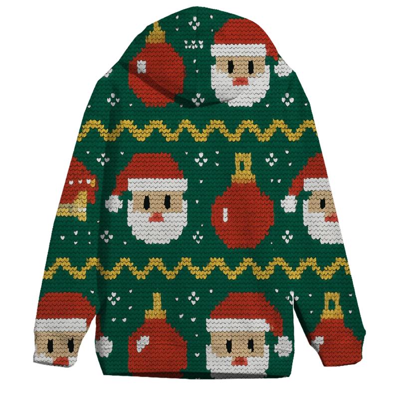 Tinsel Turbo Arcade Knit Design pullover hoodies