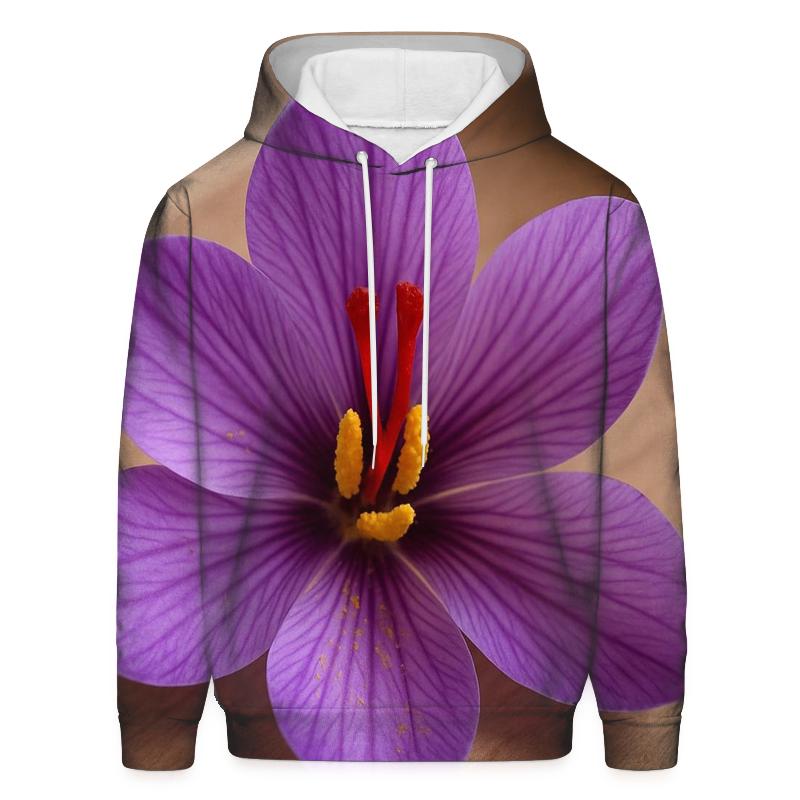 Saffron Crocus Harvest Stigma Detail premium hoodies