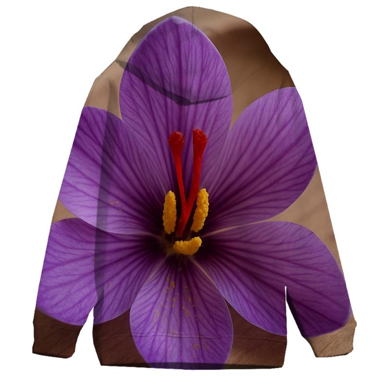 Saffron Crocus Harvest Stigma Detail premium hoodies