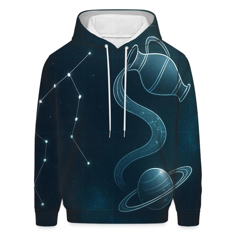 Aquarius Orbital Water Bearer Blueprint hoodie trends