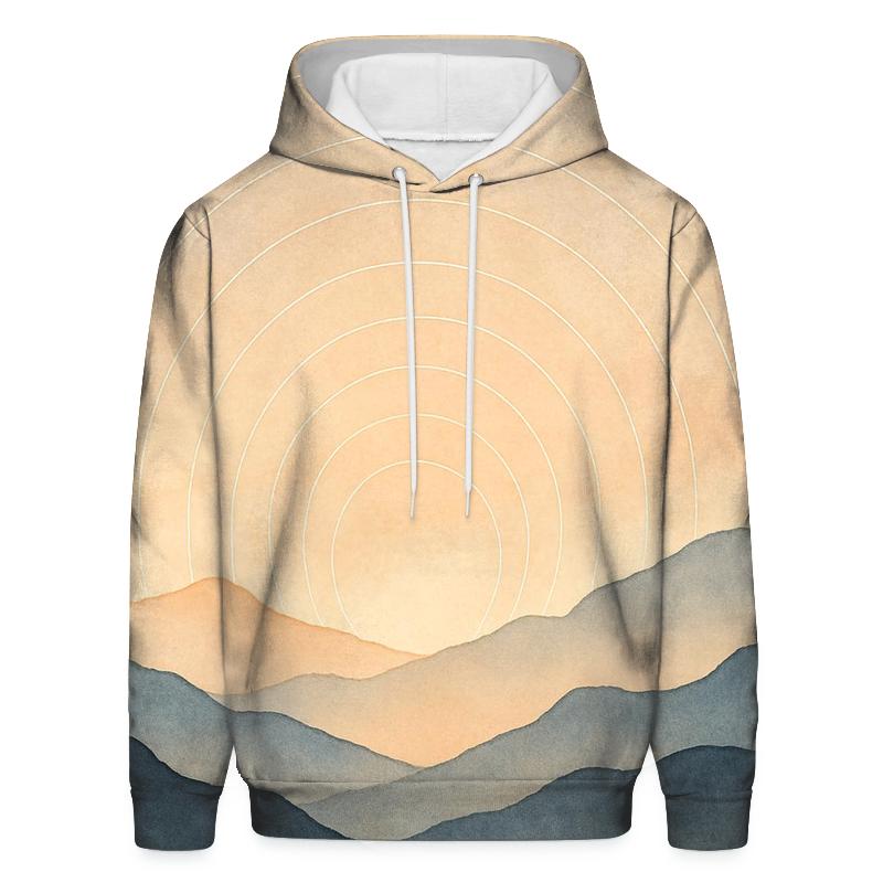 Mountain Breath Geometry custom hoodies