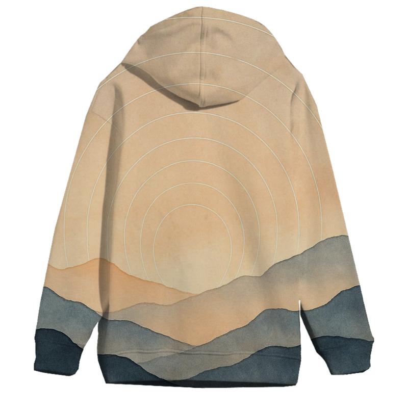 Mountain Breath Geometry custom hoodies