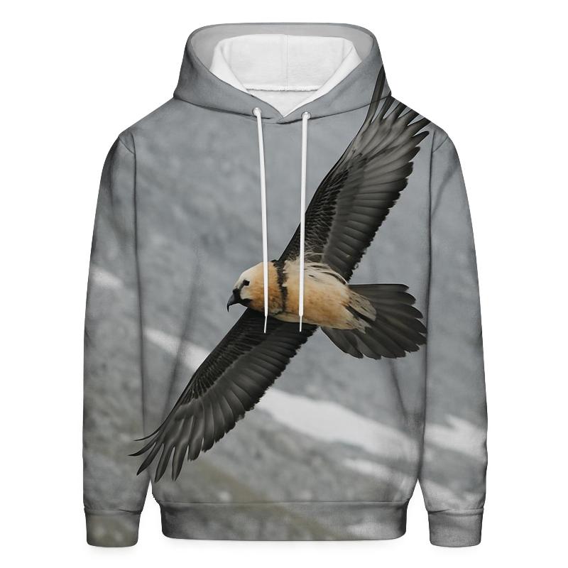 Alpine Thermal Spiral Bearded Vulture zip-up hoodies